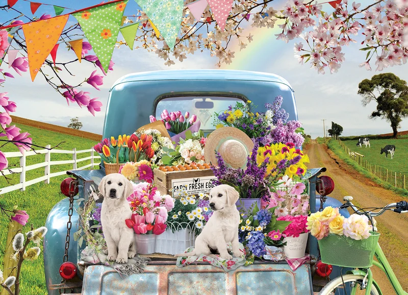 Country Truck in Spring