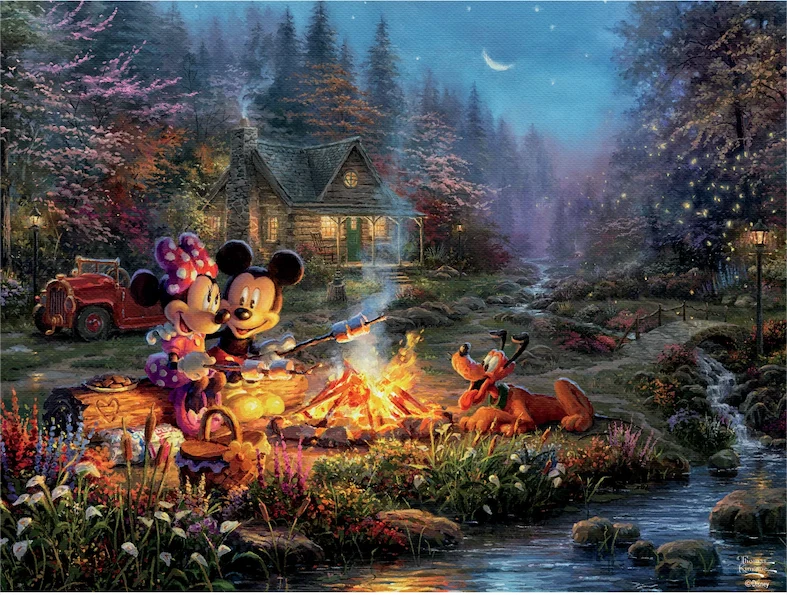 Mickey and Minnie Sweetheart Campfire