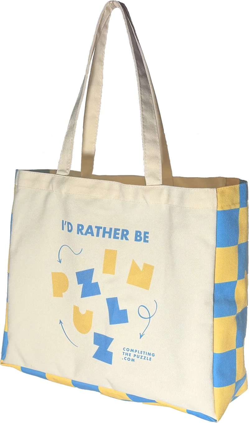 I'd Rather Be Puzzlin' Tote