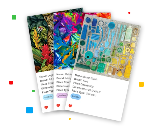 Puzzle Rental: 3 Puzzles Per Month