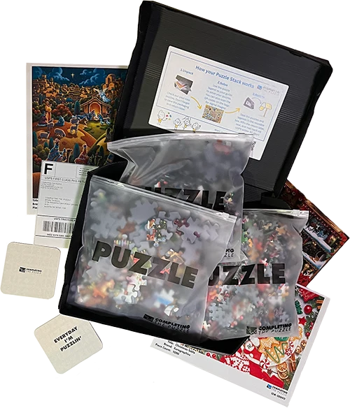 3 Puzzle Holiday Stack