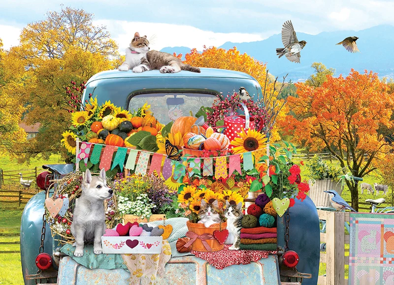 Country Truck in Autumn