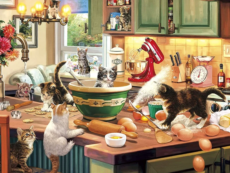 Kitten Kitchen Capers