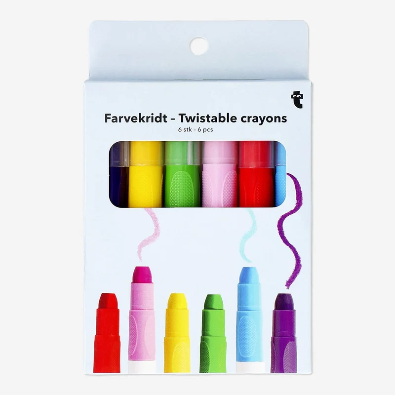 Twistable crayons - 6 pcs
