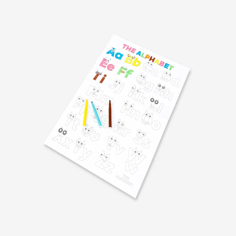 DIY alphabet poster