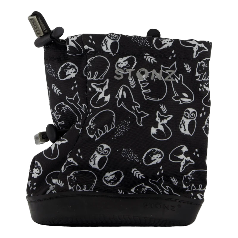 Toddler Booties Black