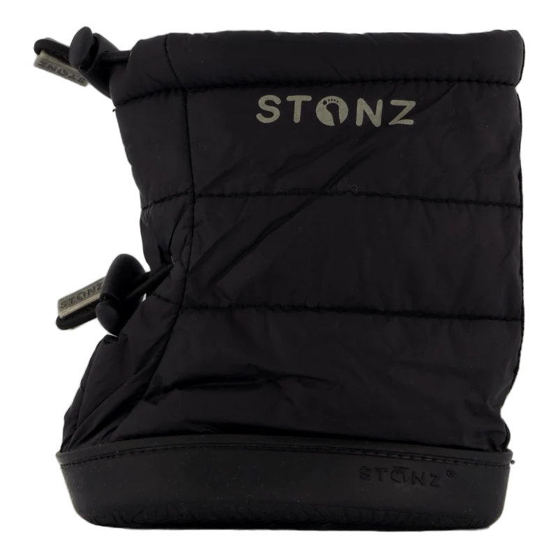 Stonz Toddler Puffer Booties Black