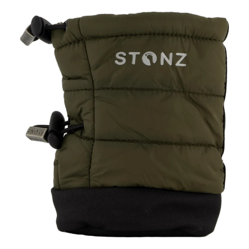 Stonz Toddler Puffer Booties Green
