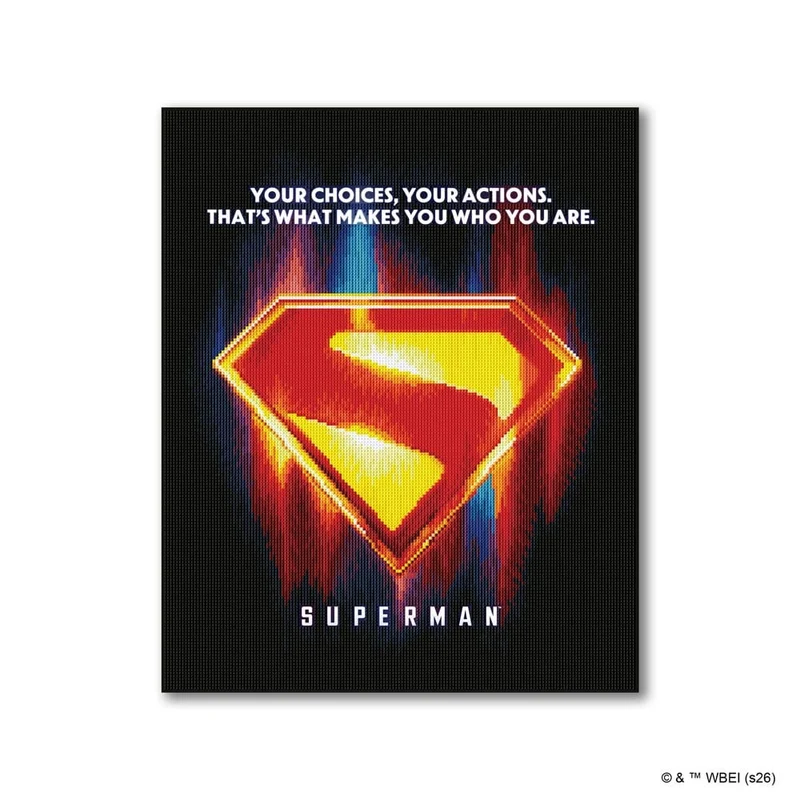 Superman Logo - Diamantmålningskit