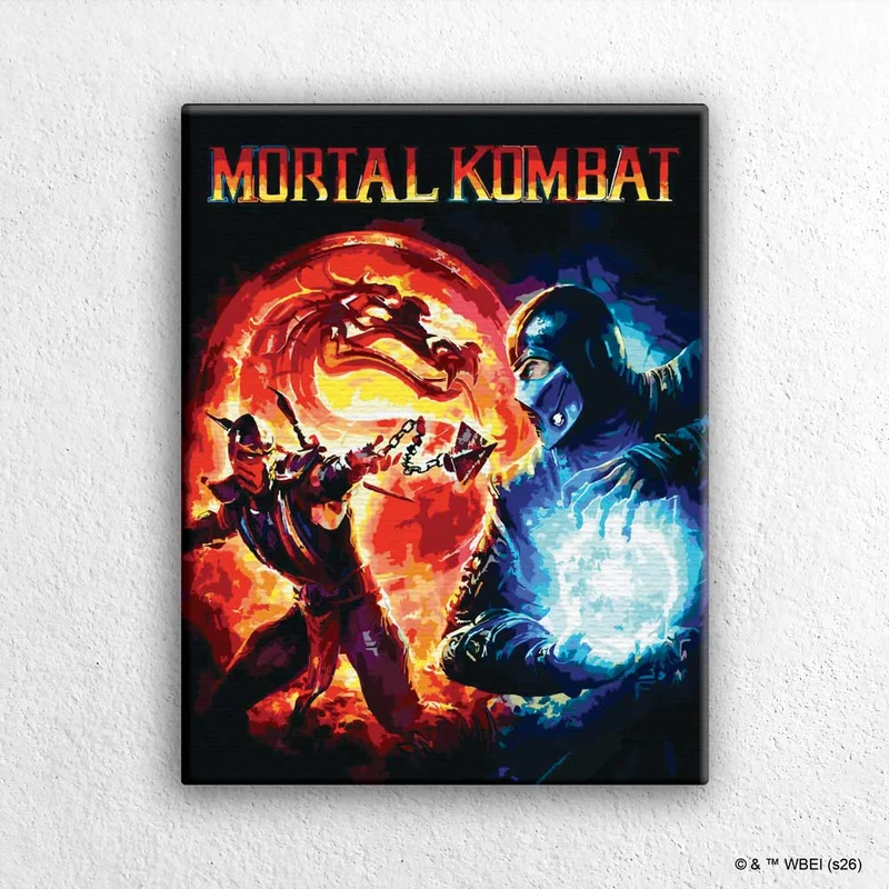 Mortal Kombat - siffermålningskit