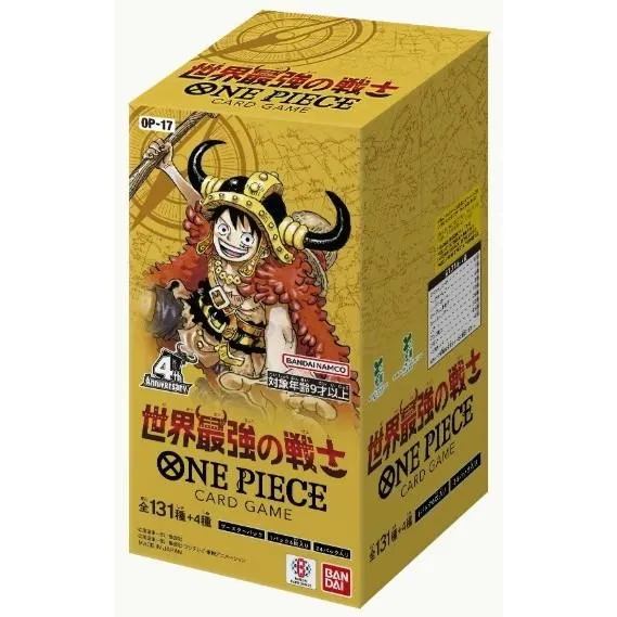 ONE PIECE Kortspel Booster Pack Världens starkaste krigare OP-17 Booster Box