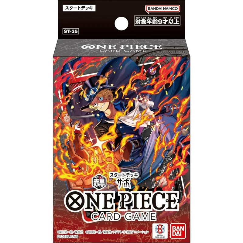 ONE PIECE Kortspel Startkortlek Röd/Svart Sabo ST-35