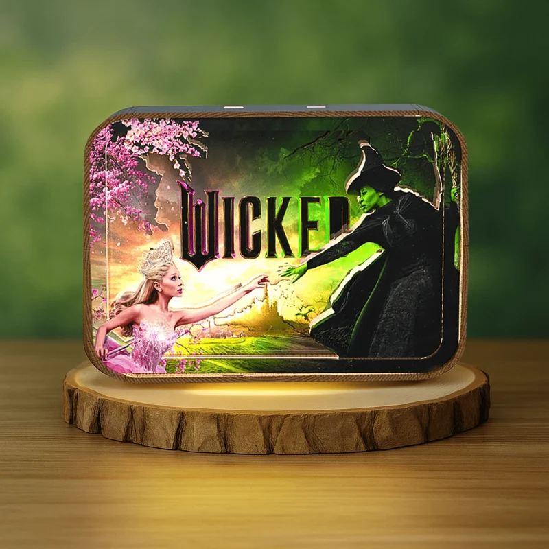 Wicked – DIY 3D-nattlampa träpussel