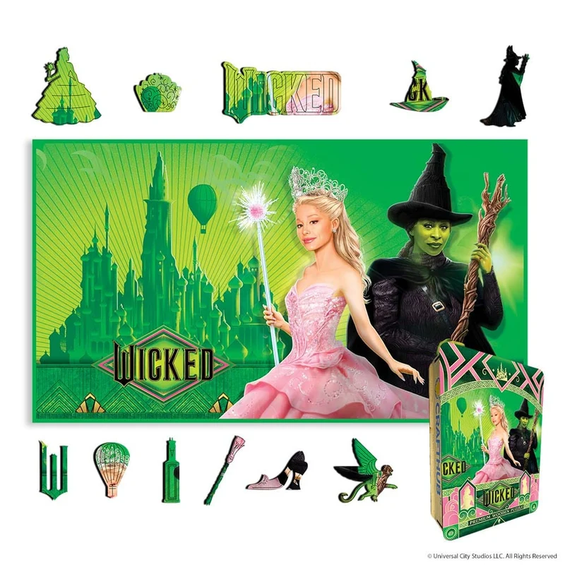 Wicked Välkommer till Oz – träpussel