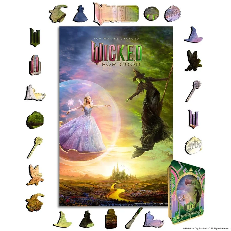 Wicked For Good - Träpussel