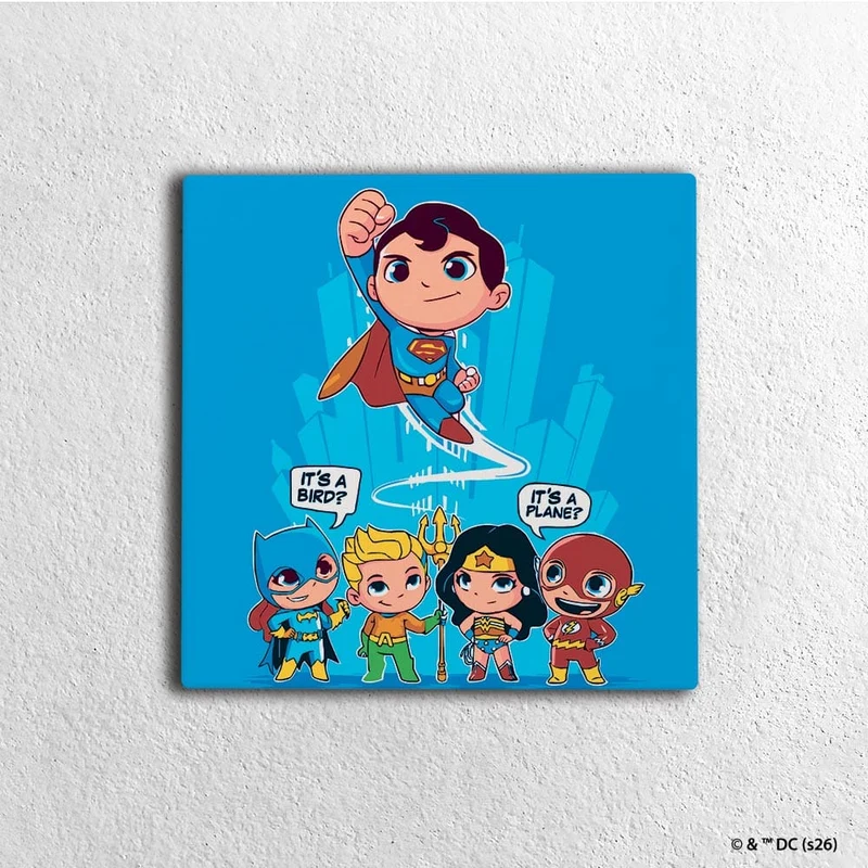 Justice League - Inramat Siffermålningskit