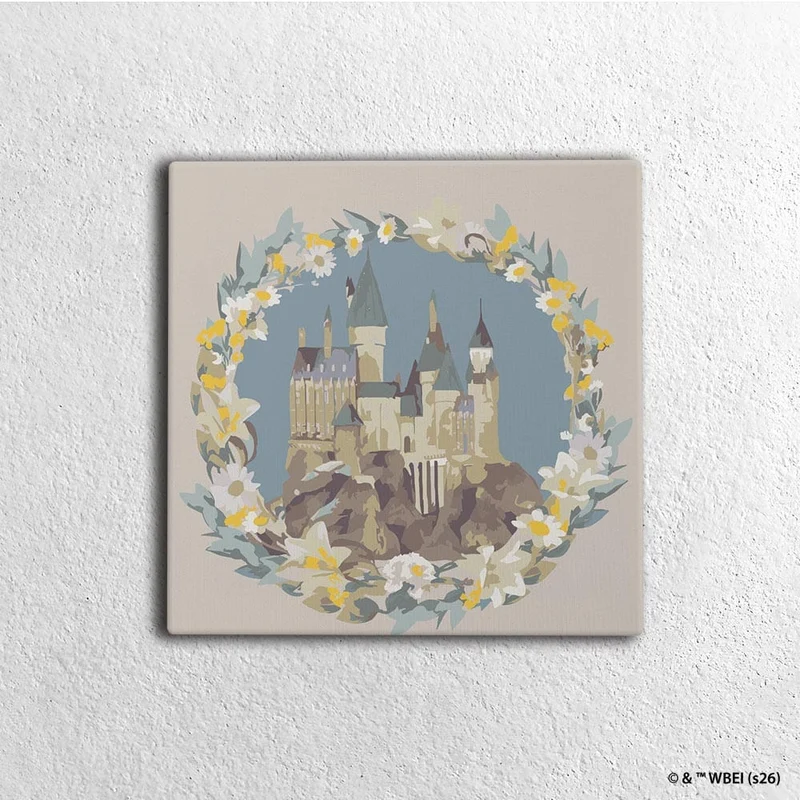 Hogwarts Castle - Inramat Siffermålningskit