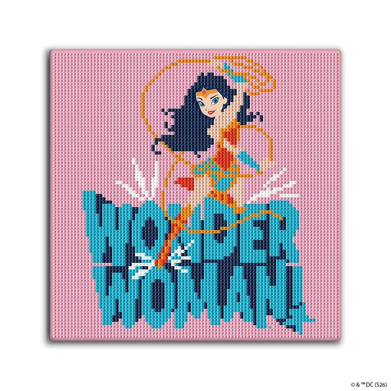 Wonder Woman - Inramat Diamond Painting-kit