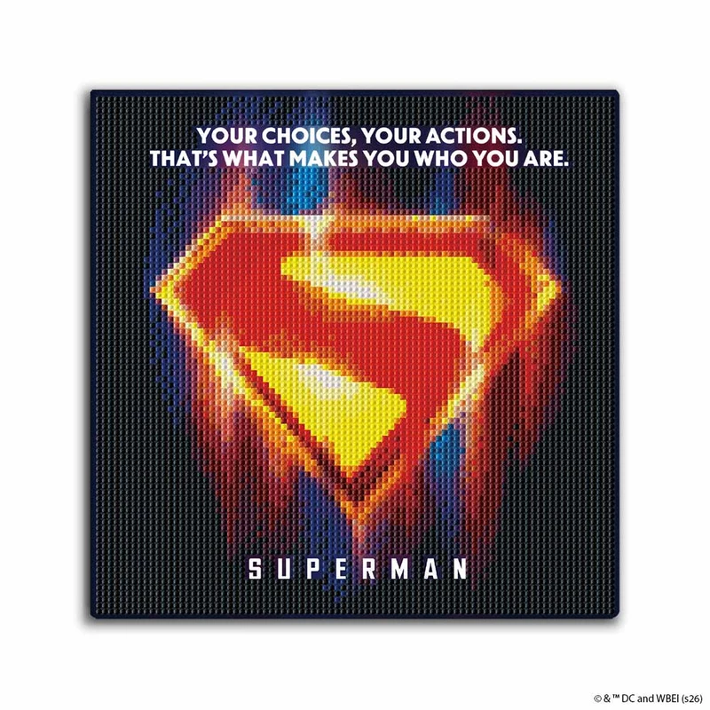 Superman Logo - Inramat Diamond Painting-kit