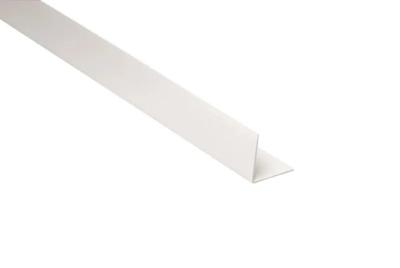 HÖRNLIST 30X30 MM 2700MM VIT PLAST