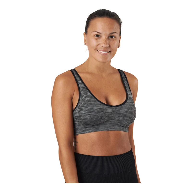 Mira Cir Sports Bra Black Melange
