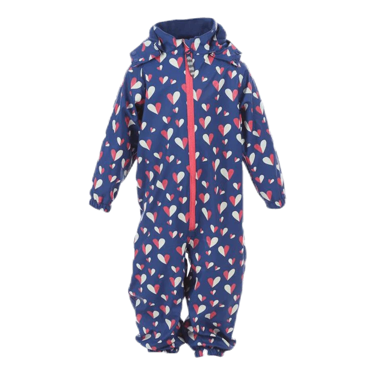 Ruth Fleece Rain Suit Blue