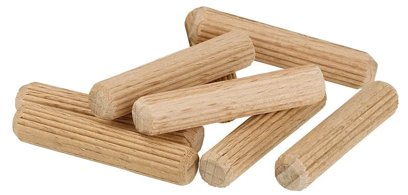 PLUGG TRÄ RÄFFLAD 8X 40MM (30)