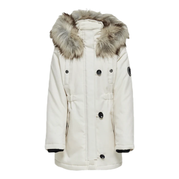 Iris Fur Parka White