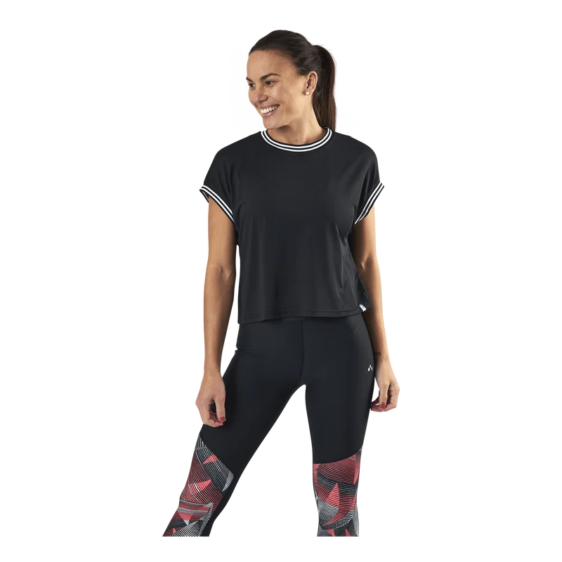 Ady SS Mesh Tee Black