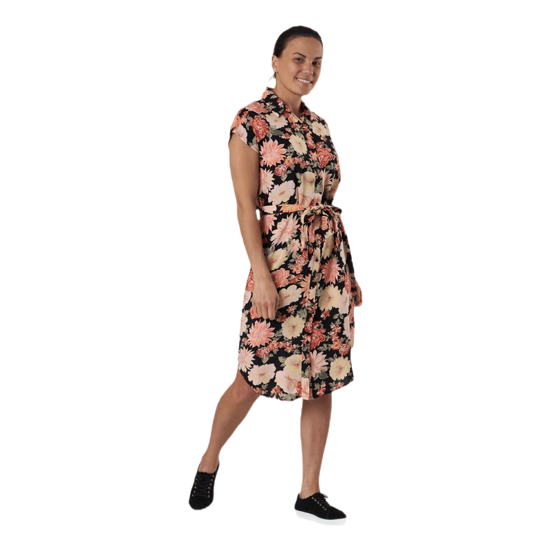 Nya Ss Shirt Dress Black