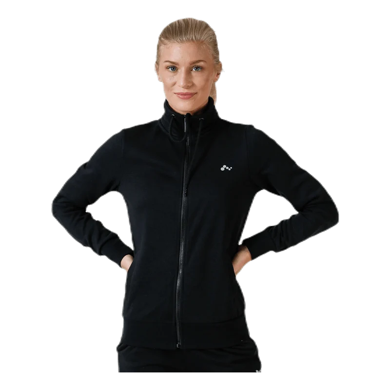 Elina High Neck Sweat Black