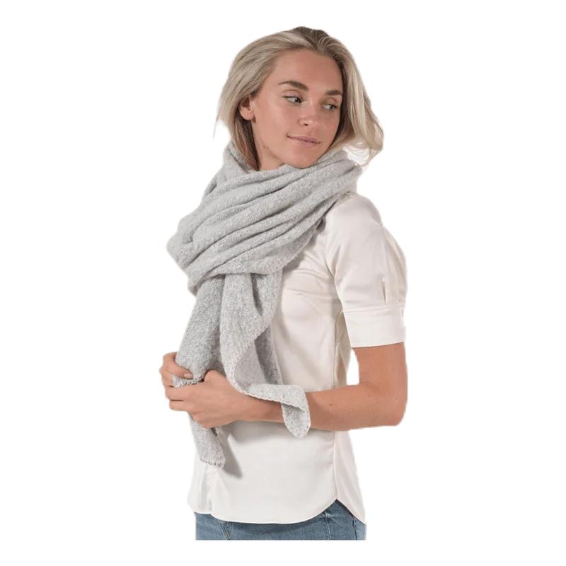 Pyron Long Scarf White