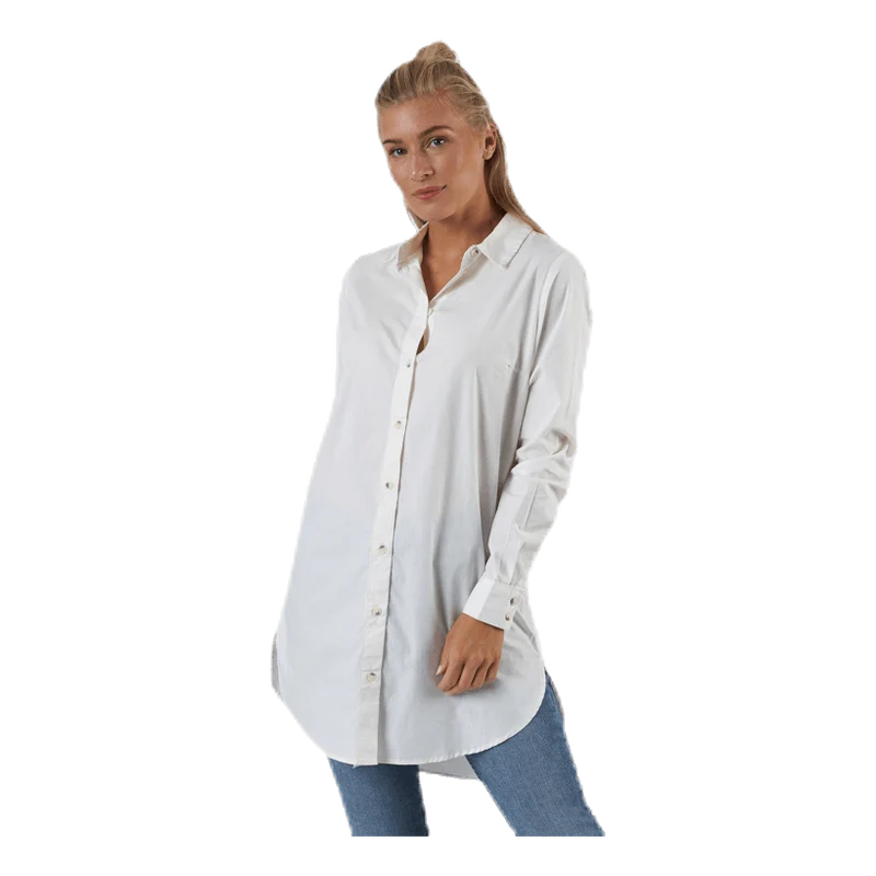 Noma Ls Long Shirt White