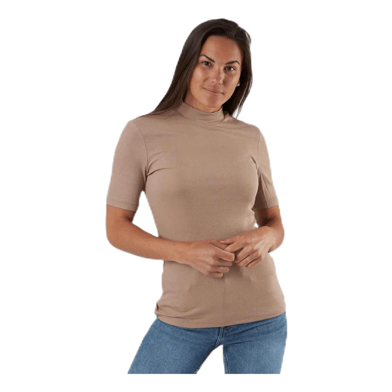 Birdie Ss T-Neck Beige