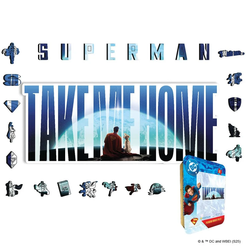 Superman, Ta Mig Hem – Träpussel