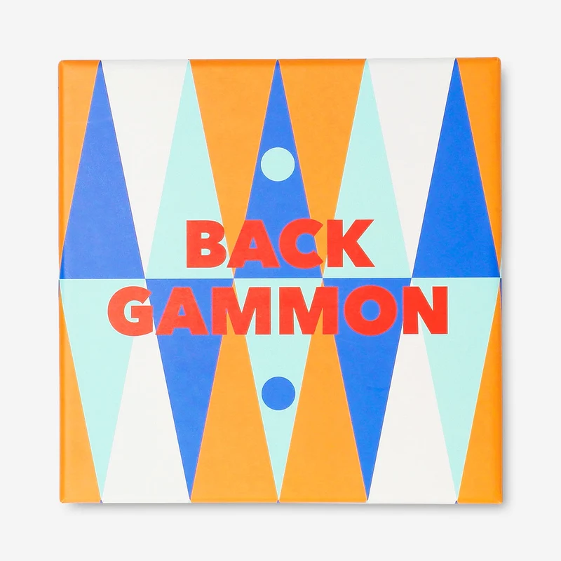 Cardboard Backgammon game