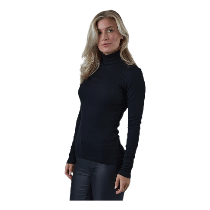 Birdie Ls Rollneck Bc Black