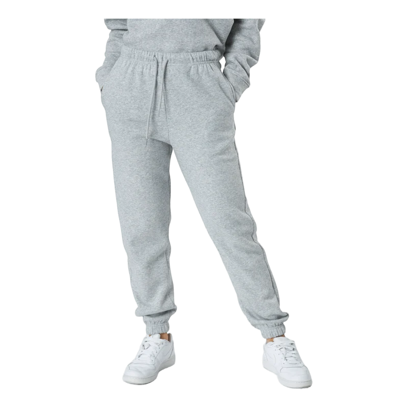 Pcchilli Hw Sweat Pants Noos B Light Grey Melange