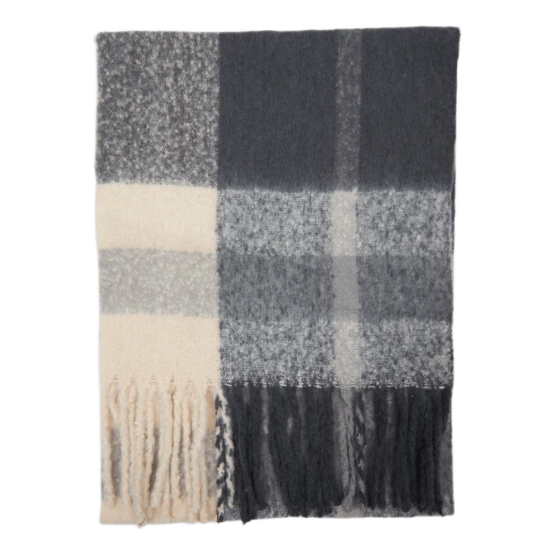 Pcbea Long Scarf Bc Medium Grey Melange