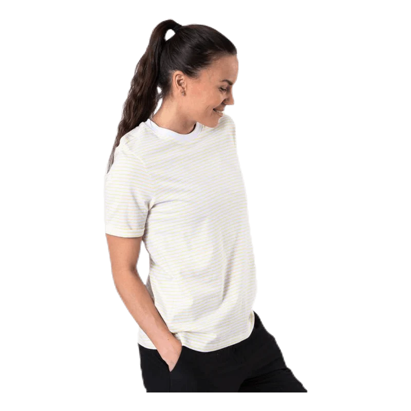 Ria Ss Fold Up Tee White