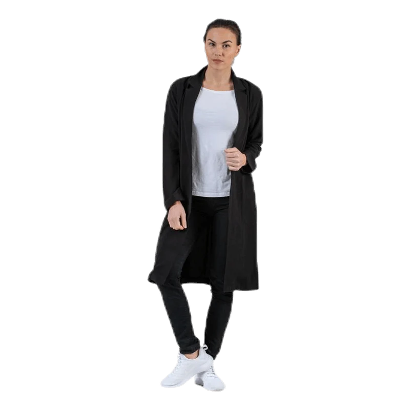 Kana Ls Coatigan Black