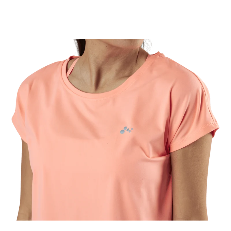 Aubree Ss Loose Training Tee Orange