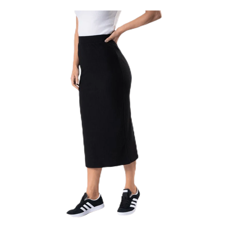 Kylie Mw Midi Skirt Black