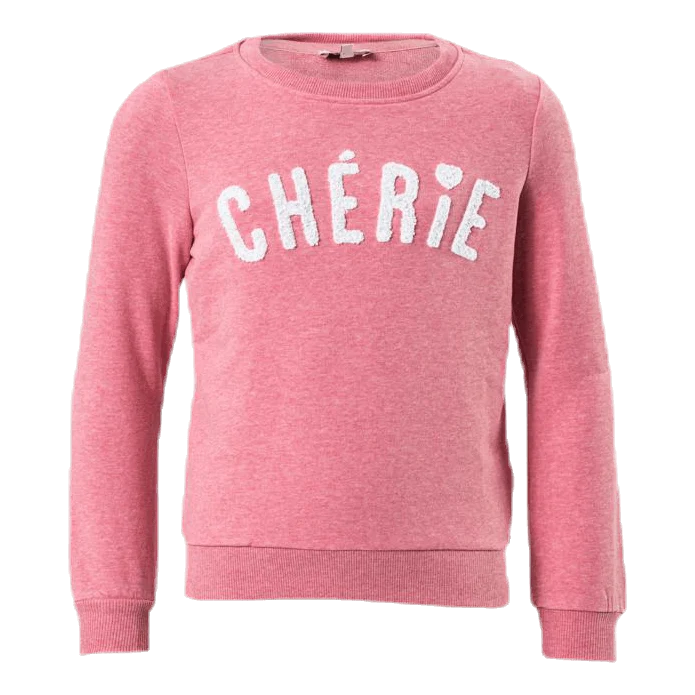 Peyton L/S O-Neck Swt Pink