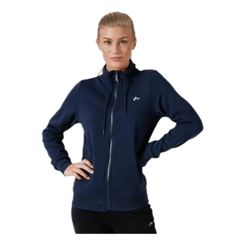 Elina High Neck Sweat Blue