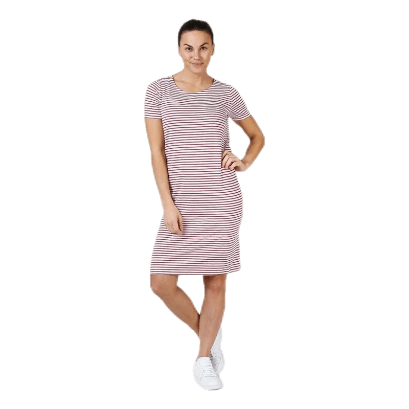 Billo Ss Dress White/Red