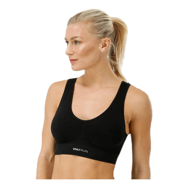 Mira Seamless Sports Bra Black