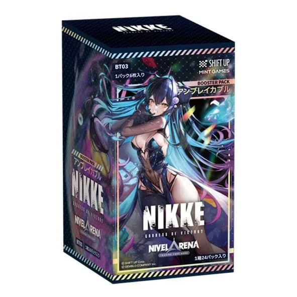 SEGERGUDINNAN: NIKKE NIVEL ARENA Boosterpaket BT03 Okrossbar japansk version LÅDA
