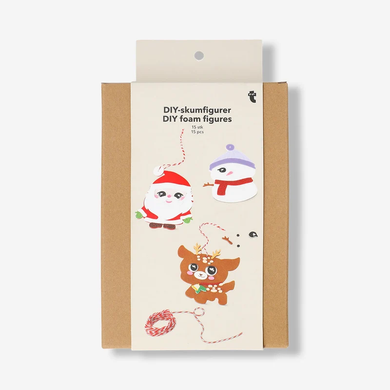 DIY Christmas foam figures - 15 pcs
