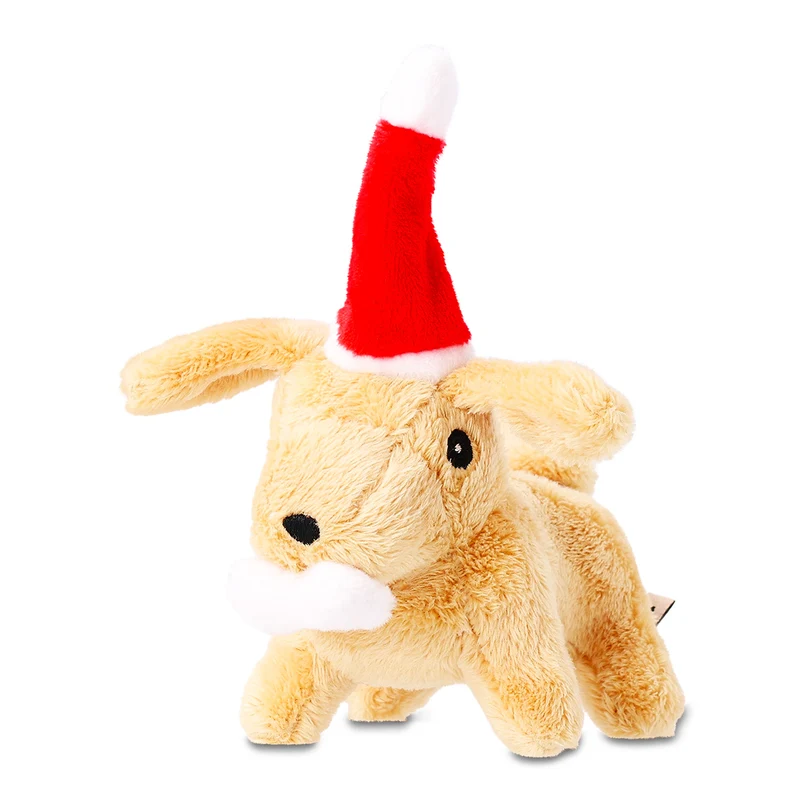 Plush toy - Dog with Christmas hat